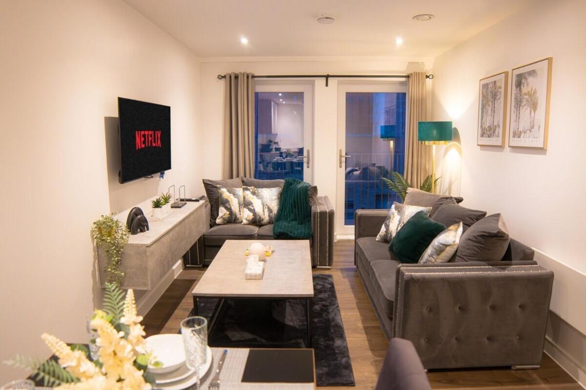 Luxury Mcr 2Bed,2Bath Apartment- Central Location! แมนเชสเตอร์ ภายนอก รูปภาพ